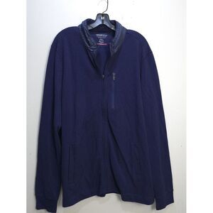 Awearness Kenneth Cole Jacket Men's Zip Up Awear-Tech  Blue Navy  Size 2XL Slim